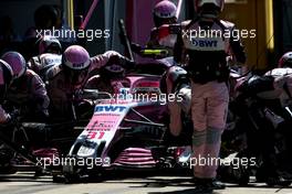 Esteban Ocon (FRA) Force India F1  08.07.2018. Formula 1 World Championship, Rd 10, British Grand Prix, Silverstone, England, Race Day.