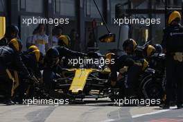 Nico Hulkenberg (GER) Renault Sport F1 Team  08.07.2018. Formula 1 World Championship, Rd 10, British Grand Prix, Silverstone, England, Race Day.
