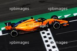 Fernando Alonso (ESP) McLaren MCL33. 07.07.2018. Formula 1 World Championship, Rd 10, British Grand Prix, Silverstone, England, Qualifying Day.