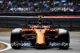 Stoffel Vandoorne (BEL) McLaren MCL33. 07.07.2018. Formula 1 World Championship, Rd 10, British Grand Prix, Silverstone, England, Qualifying Day.