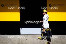 Carlos Sainz Jr (ESP) Renault Sport F1 Team. 07.07.2018. Formula 1 World Championship, Rd 10, British Grand Prix, Silverstone, England, Qualifying Day.