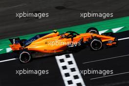 Stoffel Vandoorne (BEL) McLaren MCL33. 07.07.2018. Formula 1 World Championship, Rd 10, British Grand Prix, Silverstone, England, Qualifying Day.