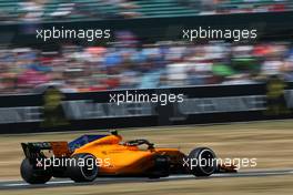 Stoffel Vandoorne (BEL) McLaren F1  07.07.2018. Formula 1 World Championship, Rd 10, British Grand Prix, Silverstone, England, Qualifying Day.