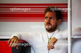 Sebastian Vettel (GER) Ferrari. 07.07.2018. Formula 1 World Championship, Rd 10, British Grand Prix, Silverstone, England, Qualifying Day.