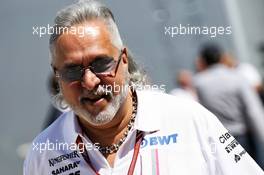 Dr. Vijay Mallya (IND) Sahara Force India F1 Team Owner. 08.07.2018. Formula 1 World Championship, Rd 10, British Grand Prix, Silverstone, England, Race Day.