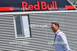 Christian Horner (GBR) Red Bull Racing Team Principal. 05.07.2018. Formula 1 World Championship, Rd 10, British Grand Prix, Silverstone, England, Preparation Day.