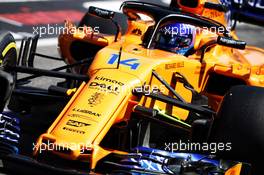 Fernando Alonso (ESP) McLaren MCL33 - nosecone. 20.07.2018. Formula 1 World Championship, Rd 11, German Grand Prix, Hockenheim, Germany, Practice Day.