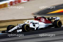 Antonio Giovinazzi (ITA) Sauber C37 Test Driver. 20.07.2018. Formula 1 World Championship, Rd 11, German Grand Prix, Hockenheim, Germany, Practice Day.