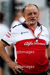 Frederic Vasseur (FRA) Sauber F1 Team, Team Principal. 20.07.2018. Formula 1 World Championship, Rd 11, German Grand Prix, Hockenheim, Germany, Practice Day.