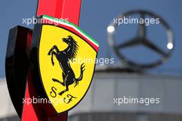 Scuderia Ferrari  and Mercedes F1 AMG 20.07.2018. Formula 1 World Championship, Rd 11, German Grand Prix, Hockenheim, Germany, Practice Day.