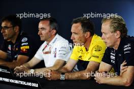 Andrew Green (GBR) Sahara Force India F1 Team Technical Director in the FIA Press Conference. 20.07.2018. Formula 1 World Championship, Rd 11, German Grand Prix, Hockenheim, Germany, Practice Day.