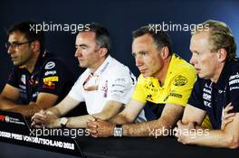 Bob Bell (GBR) Renault Sport F1 Team Chief Technical Officer in the FIA Press Conference. 20.07.2018. Formula 1 World Championship, Rd 11, German Grand Prix, Hockenheim, Germany, Practice Day.