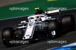 Charles Leclerc (MON) Sauber F1 Team C37. 20.07.2018. Formula 1 World Championship, Rd 11, German Grand Prix, Hockenheim, Germany, Practice Day.