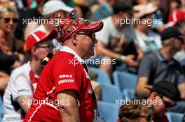 Fans in the grandstand. 20.07.2018. Formula 1 World Championship, Rd 11, German Grand Prix, Hockenheim, Germany, Practice Day.