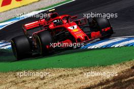 Kimi Raikkonen (FIN) Ferrari SF71H. 20.07.2018. Formula 1 World Championship, Rd 11, German Grand Prix, Hockenheim, Germany, Practice Day.