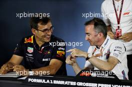 (L to R): Pierre Wache (FRA) Red Bull Racing Technical Director and Paddy Lowe (GBR) Williams Chief Technical Officer in the FIA Press Conference. 20.07.2018. Formula 1 World Championship, Rd 11, German Grand Prix, Hockenheim, Germany, Practice Day.