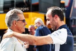 (L to R): Dr Mario Theissen (GER) with Robert Kubica (POL) Williams Reserve and Development Driver. 20.07.2018. Formula 1 World Championship, Rd 11, German Grand Prix, Hockenheim, Germany, Practice Day.