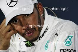 Lewis Hamilton (GBR) Mercedes AMG F1 in the FIA Press Conference. 22.07.2018. Formula 1 World Championship, Rd 11, German Grand Prix, Hockenheim, Germany, Race Day.