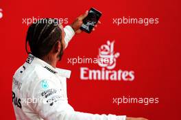 Race winner Lewis Hamilton (GBR) Mercedes AMG F1 in parc ferme. 22.07.2018. Formula 1 World Championship, Rd 11, German Grand Prix, Hockenheim, Germany, Race Day.