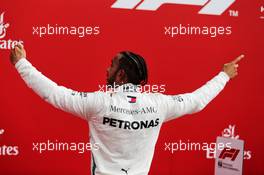 Race winner Lewis Hamilton (GBR) Mercedes AMG F1 in parc ferme. 22.07.2018. Formula 1 World Championship, Rd 11, German Grand Prix, Hockenheim, Germany, Race Day.