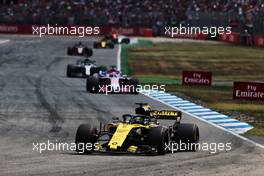 Nico Hulkenberg (GER) Renault Sport F1 Team RS18. 22.07.2018. Formula 1 World Championship, Rd 11, German Grand Prix, Hockenheim, Germany, Race Day.