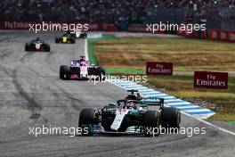 Lewis Hamilton (GBR) Mercedes AMG F1 W09. 22.07.2018. Formula 1 World Championship, Rd 11, German Grand Prix, Hockenheim, Germany, Race Day.