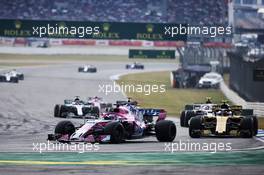 Sergio Perez (MEX) Sahara Force India F1 VJM11. 22.07.2018. Formula 1 World Championship, Rd 11, German Grand Prix, Hockenheim, Germany, Race Day.