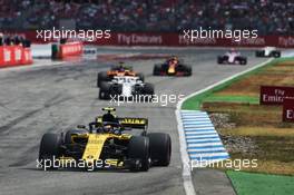 Carlos Sainz Jr (ESP) Renault Sport F1 Team RS18. 22.07.2018. Formula 1 World Championship, Rd 11, German Grand Prix, Hockenheim, Germany, Race Day.