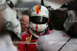 Sebastian Vettel (GER) Scuderia Ferrari  22.07.2018. Formula 1 World Championship, Rd 11, German Grand Prix, Hockenheim, Germany, Race Day.
