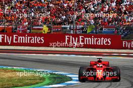 Sebastian Vettel (GER) Ferrari SF71H. 22.07.2018. Formula 1 World Championship, Rd 11, German Grand Prix, Hockenheim, Germany, Race Day.