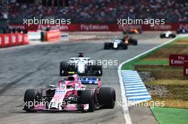 Esteban Ocon (FRA) Sahara Force India F1 VJM11. 22.07.2018. Formula 1 World Championship, Rd 11, German Grand Prix, Hockenheim, Germany, Race Day.