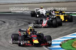 Max Verstappen (NLD) Red Bull Racing RB14 at the start of the race. 22.07.2018. Formula 1 World Championship, Rd 11, German Grand Prix, Hockenheim, Germany, Race Day.