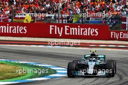 Valtteri Bottas (FIN) Mercedes AMG F1 W09. 22.07.2018. Formula 1 World Championship, Rd 11, German Grand Prix, Hockenheim, Germany, Race Day.