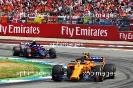 Stoffel Vandoorne (BEL) McLaren MCL33. 22.07.2018. Formula 1 World Championship, Rd 11, German Grand Prix, Hockenheim, Germany, Race Day.