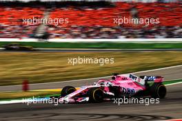 Sergio Perez (MEX) Sahara Force India F1 VJM11. 22.07.2018. Formula 1 World Championship, Rd 11, German Grand Prix, Hockenheim, Germany, Race Day.