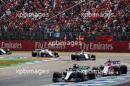 Lewis Hamilton (GBR) Mercedes AMG F1 W09. 22.07.2018. Formula 1 World Championship, Rd 11, German Grand Prix, Hockenheim, Germany, Race Day.