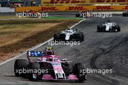 Esteban Ocon (FRA) Sahara Force India F1 VJM11. 22.07.2018. Formula 1 World Championship, Rd 11, German Grand Prix, Hockenheim, Germany, Race Day.