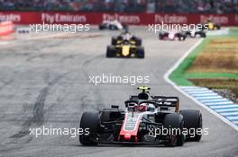 Kevin Magnussen (DEN) Haas VF-18. 22.07.2018. Formula 1 World Championship, Rd 11, German Grand Prix, Hockenheim, Germany, Race Day.