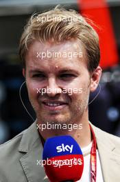 Nico Rosberg (GER). 22.07.2018. Formula 1 World Championship, Rd 11, German Grand Prix, Hockenheim, Germany, Race Day.