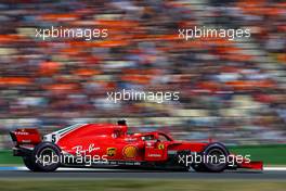 Sebastian Vettel (GER) Scuderia Ferrari  21.07.2018. Formula 1 World Championship, Rd 11, German Grand Prix, Hockenheim, Germany, Qualifying Day.