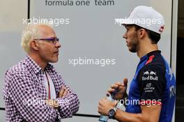 (L to R): Jacques Villeneuve (CDN) with Pierre Gasly (FRA) Scuderia Toro Rosso. 21.07.2018. Formula 1 World Championship, Rd 11, German Grand Prix, Hockenheim, Germany, Qualifying Day.