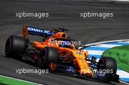 Fernando Alonso (ESP) McLaren MCL33. 21.07.2018. Formula 1 World Championship, Rd 11, German Grand Prix, Hockenheim, Germany, Qualifying Day.