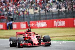 Sebastian Vettel (GER) Ferrari SF71H celebrates his pole position in qualifying parc ferme. 21.07.2018. Formula 1 World Championship, Rd 11, German Grand Prix, Hockenheim, Germany, Qualifying Day.