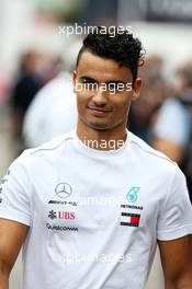 Pascal Wehrlein (GER) Mercedes AMG F1 Reserve Driver. 21.07.2018. Formula 1 World Championship, Rd 11, German Grand Prix, Hockenheim, Germany, Qualifying Day.