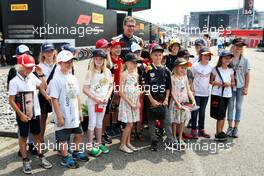 Bernd Maylander (GER) FIA Safety Car Driver with young fans. 22.07.2018. Formula 1 World Championship, Rd 11, German Grand Prix, Hockenheim, Germany, Race Day.