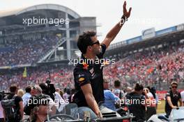 Daniel Ricciardo (AUS) Red Bull Racing on the drivers parade. 22.07.2018. Formula 1 World Championship, Rd 11, German Grand Prix, Hockenheim, Germany, Race Day.