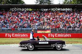 Sergey Sirotkin (RUS) Williams on the drivers parade. 22.07.2018. Formula 1 World Championship, Rd 11, German Grand Prix, Hockenheim, Germany, Race Day.