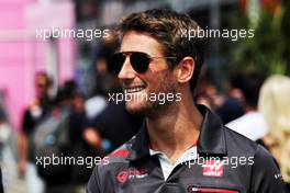 Romain Grosjean (FRA) Haas F1 Team. 22.07.2018. Formula 1 World Championship, Rd 11, German Grand Prix, Hockenheim, Germany, Race Day.
