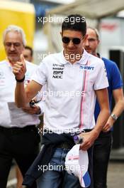 Esteban Ocon (FRA) Sahara Force India F1 Team. 22.07.2018. Formula 1 World Championship, Rd 11, German Grand Prix, Hockenheim, Germany, Race Day.