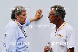 (L to R): Norbert Haug (GER) with Dr Mario Theissen (GER). 22.07.2018. Formula 1 World Championship, Rd 11, German Grand Prix, Hockenheim, Germany, Race Day.